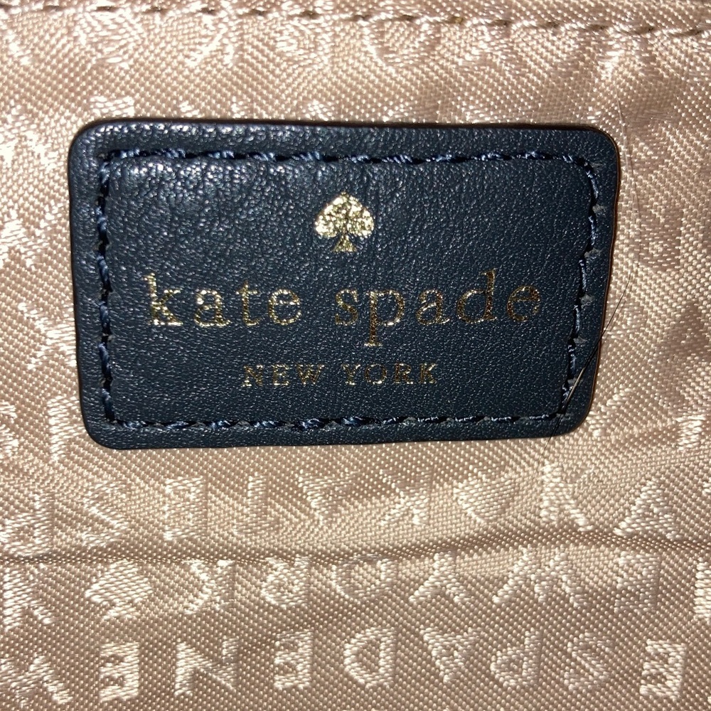 Kate Spade Fernrose Baxter Street Shoulder Tote Bag Purse in Asphalt EUC - Picture 7 of 11